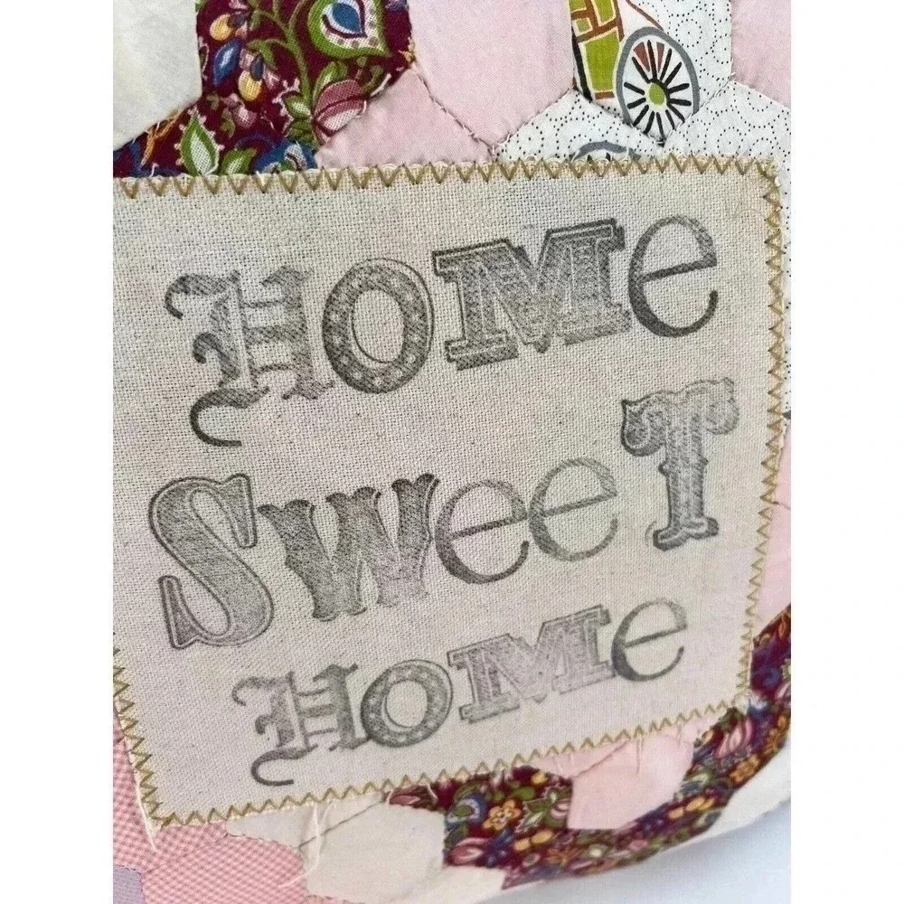 Vintage Quilted Accent Pillow 